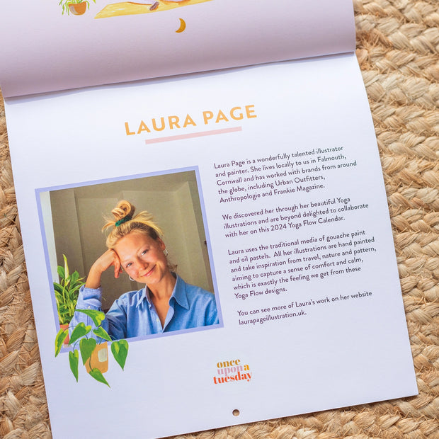 2024 Laura Page Calendar | Yoga Flow