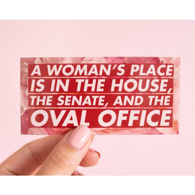 A Woman's Place  Sticker
