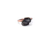 Black Tourmaline Crystal Ring