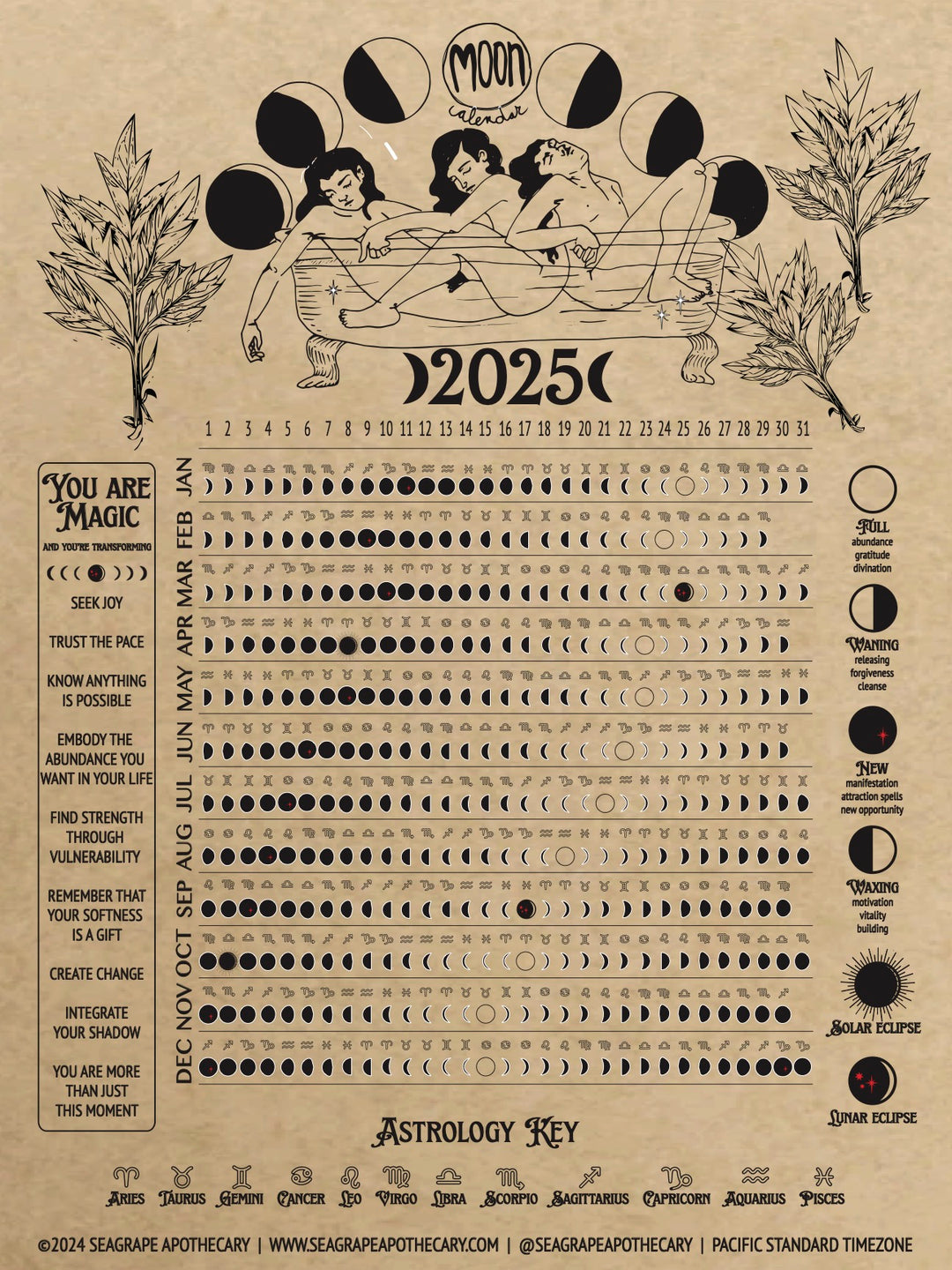2025 Seagrape Lunar Calendar – Seagrape Apothecary 2025-seagrape-lunar-calendar-seagrape-apothecary