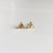 Boss Babe Triangle Earrings