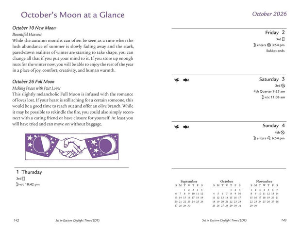 2026 Moon Sign Book: Plan Your Life by the Cycles of the Moon