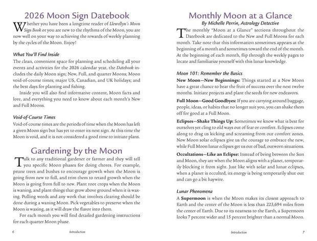 2026 Moon Sign Book: Plan Your Life by the Cycles of the Moon
