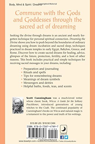 Dreaming the Divine: Techniques for Sacred Sleep by Scott Cunningham