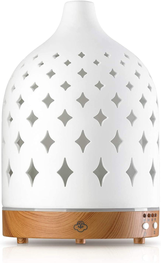 Serene House White Ceramic Ultrasonic Diffuser