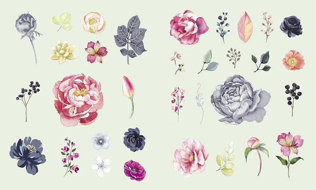 Sticker Studio: Flora: A Sticker Gallery of Beautiful Blooms