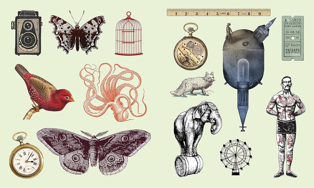 Sticker Studio: Arcana: A Sticker Gallery of Vintage Ephemera