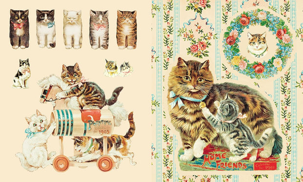 Victoriana Cats: The Sticker Book: 300 Enchanting Stickers