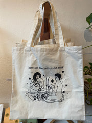 Canvas Seagrape Tote Bag