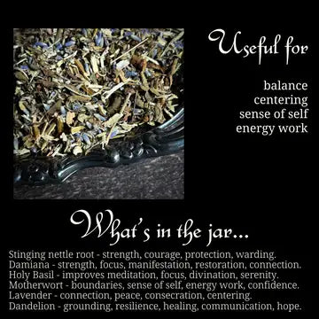 Grounding Spellwork Herb Blend • Ritual