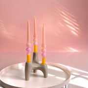 Dip Dye Swirl Candles