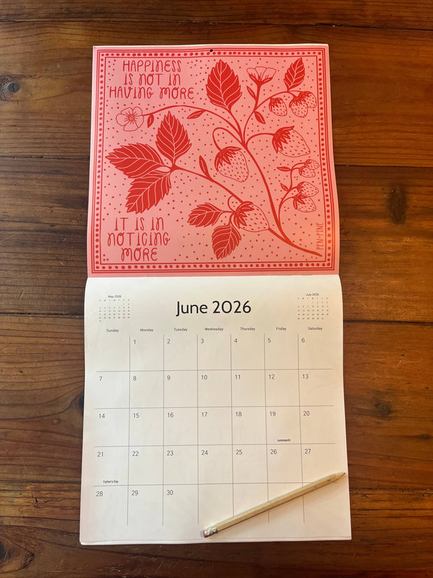 2026 Wall Calendar