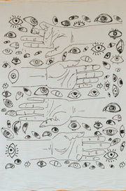 Hands and Eyes Signature Printed Altar Cloth