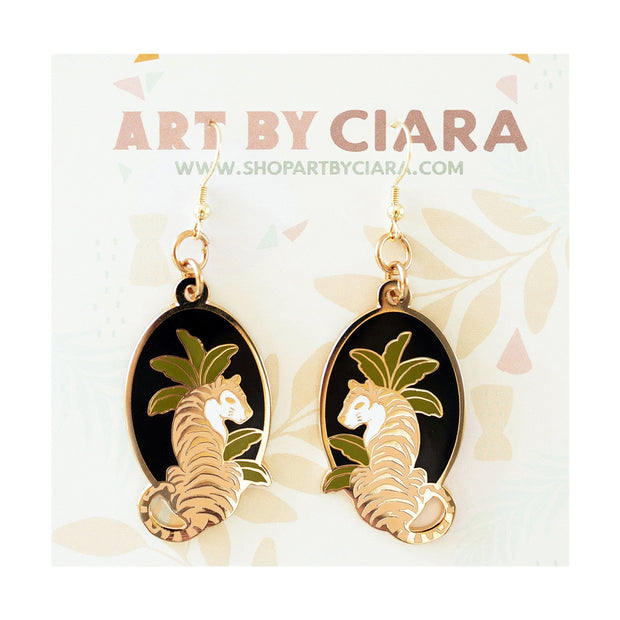 Tiger Earrings