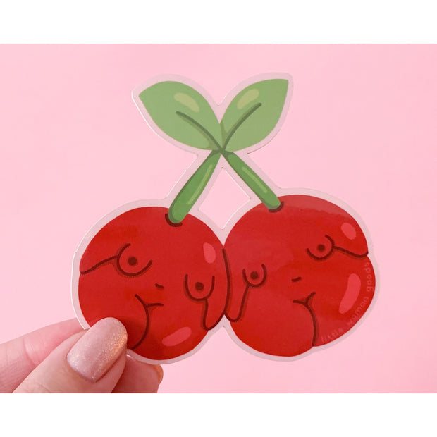 Cherry Babe Sticker