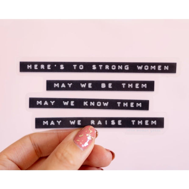 Strong Women Sticker
